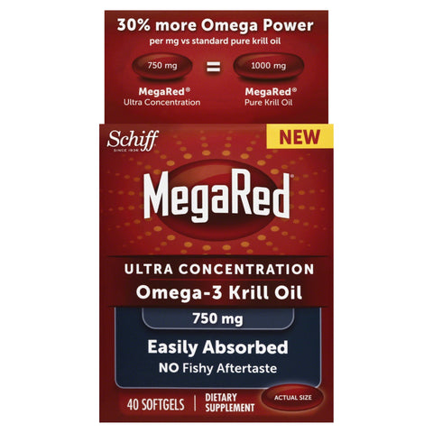 MegaRed Ultra Concentration Omega Krill Oil 750mg