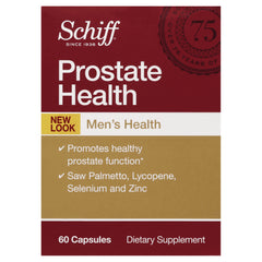 Schiff Prostate Health with Palmetto, Lycopene, Selenium and Zinc Prostate Supplement, 60 Count