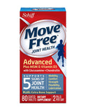 Move Free Advanced Glucosamine Chondroitin MSM Vitamin D3 and Hyaluronic Acid Joint Supplement