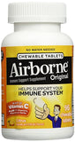 Airborne Chewable Vitamin C 1000mg Immune Support Supplement Tablets