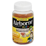 Airborne Kids Gummies Vitamin 667mg Immune Support Supplement, Assorted Fruit Flavors