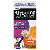 Airborne Dual Action Beta Immune Booster & Anti-Oxidant Immune Support Supplement, Chewable Vitamin C 1000mg Immune Support Supplement Tablets