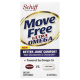 Move Free Ultra Omega Omega 3 Krill Oil, Hyaluronic Acid and Astaxanthin Joint Supplement, 30 Count