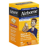 Airborne Chewable Vitamin C 1000mg Immune Support Supplement Tablets