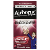 Airborne Chewable Vitamin C 1000mg Immune Support Supplement Tablets