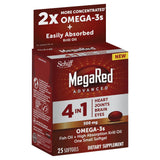 MegaRed Advanced 4-in-1 2x Concentrated Omega, 500mg