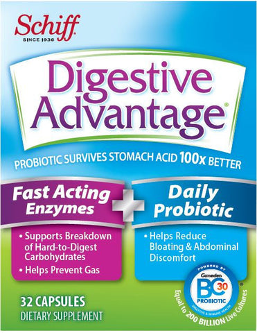 Digestive Advantage-Fast Acting Enzymes plus Daily Probiotic