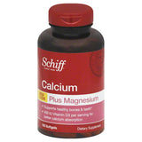 Schiff Calcium Carbonate Plus Magnesium with Vitamin D3 400 IU, Calcium Supplement