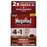 MegaRed Advanced 4-in-1 2x Concentrated Omega, 500mg